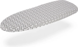 Funda de algodón para tabla de planchar de sobremesa, gris 77 × 31 cm