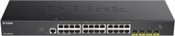 Switch inteligente Gigabit 24× GE y 4× 10G SFP+ D-Link DGS‑1250‑28X