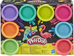 Play-Doh set de plastilina neón 8-Pack