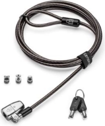 Candado para portátil KENSINGTON ClickSafe 2.0 3 en 1 con llave – T-Bar, Nano, Wedge