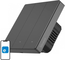 Interruptor de pared inteligente Sonoff M5 con WiFi de 3 canales