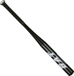 Bate de béisbol de aluminio 25" (64 cm) – negro ligero para entrenamiento