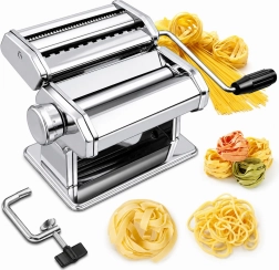 Máquina manual de acero inoxidable para masa y pasta 3 en 1 - 1 pieza