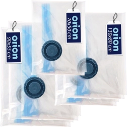 Bolsas al vacío para ropa y ropa de cama, 3 tamaños, 5 uds.