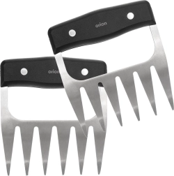 Desgarradores de carne de acero inoxidable, 2 uds.