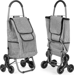 Carro de la compra 33 l con ruedas triples y bolsillos MODERNHOME
