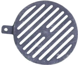 Rejilla de hierro fundido de 190 mm para estufas KERPEN, FILEX y MARBURG
