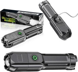 Linterna turística de bolsillo impermeable con LED y 3 modos