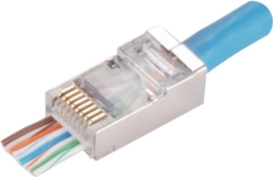 Conector RJ45 pasante apantallado cat. 5e (paquete de 100 uds.)