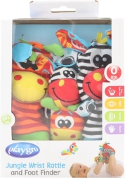 Playgro calcetines sonajeros y pulseras para bebés