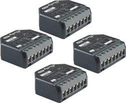 Juego de 4 controladores Shelly 2PM Gen4 Pro para persianas y electrodomésticos Zigbee/Matter