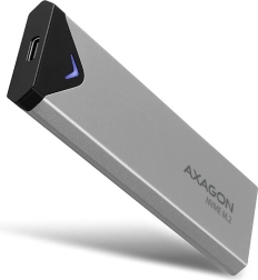 Carcasa de aluminio AXAGON para disco externo USB-C 3.2 Gen 2 - M.2 NVMe SSD gris