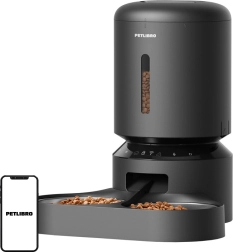 Dispensador de comida Petlibro Granary con cuenco doble y Wi‑Fi