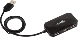 Hub USB de 4 puertos LOCUST USB 2.0 negro