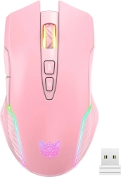 Onikuma CW905 ratón gaming inalámbrico rosa