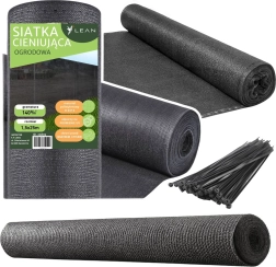Malla de sombreo gris para valla 1,5 m x 25 m 140 g/m²
