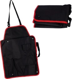 Delantal de barbacoa con bolsillos y correa ajustable