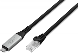 Adaptador USB‑C a RJ45 Cat 6A S/FTP, 1 Gbit/s, USB 3.2 Gen 1, LSZH, 2 m