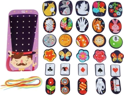 Lucy & Leo set de cordones de madera mágico