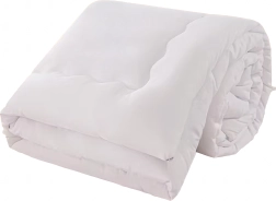 Edredón transpirable de invierno para todo el año 140 × 200 cm blanco