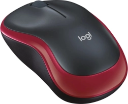 Ratón inalámbrico Logitech M185 rojo