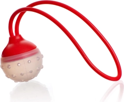 Colador de silicona para té y especias CULINARIA, 5 × 22 cm, rojo