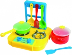 Cocina de gas con ollas PARTY WORLD