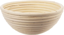 Cesta de ratán para levado de pan 0,7 kg, redonda 19 cm