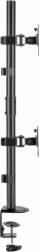 Soporte vertical para 2 monitores de 17–32" con capacidad de carga de 9 kg