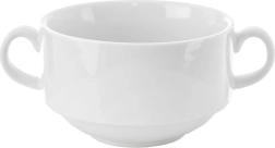 Tazón de consomé de porcelana MONA 290 ml