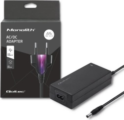 Adaptador de alimentación de sobremesa 60 W 12 V 5 A con conector 5.5 × 2.1 mm + cable de alimentación