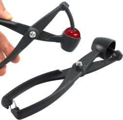 Deshuesador de aluminio para cerezas y aceitunas 18 cm