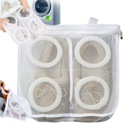 Bolsa de malla para lavar calzado infantil con cremallera