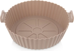 Inserto de silicona para freidora de aire 23 cm, beige