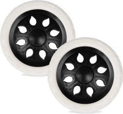 Ruedas de repuesto para carrito de compra 16 cm, 2 uds