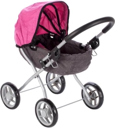 Cochecito para muñecas con capazo