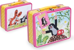 Maletín de hojalata Topo rosa para niños
