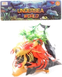 Set de animales marinos en bolsa