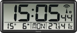 Reloj digital de pared con control por radio DCF Jumbo