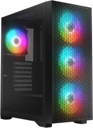 Caja de ordenador Logic Dart Pro ARGB Midi negra
