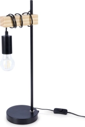 Lámpara de mesa negra 51 cm
