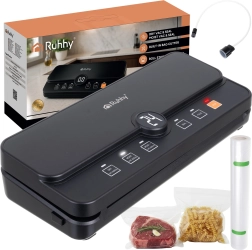 Envasadora al vacío Ruhhy 110 W 80 kPa con cortador y depósito para rollo - 1 unidad