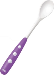 Cucharillas infantiles NUK, 2 uds., moradas