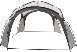 Pabellón de jardín con bolsa de transporte, gris, MULTIGARDEN