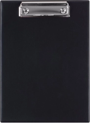 Carpeta doble de plástico A5 Classic negra