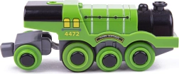 Locomotora eléctrica Bigjigs Rail Flying Scotsman verde