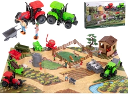 Granja con animales y máquinas, 49 piezas – set de juego para niños