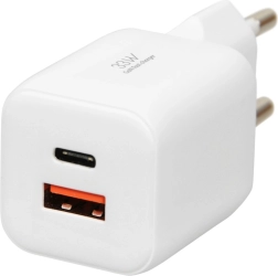 Cargador rápido GaN iBox C-42 de 33W con USB-C y USB-A