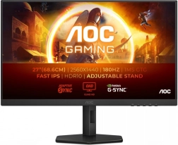 Monitor gaming AOC de 27″ 180 Hz con panel Fast IPS y soporte ajustable en altura (HDMI/DP)