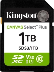 Kingston Canvas Select Plus SDXC 1 TB Gen3 (150 MB/s) – tarjeta de memoria